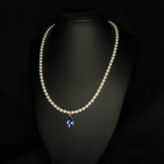 Collier Bleu Cristal