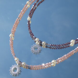 Collier Sun argent